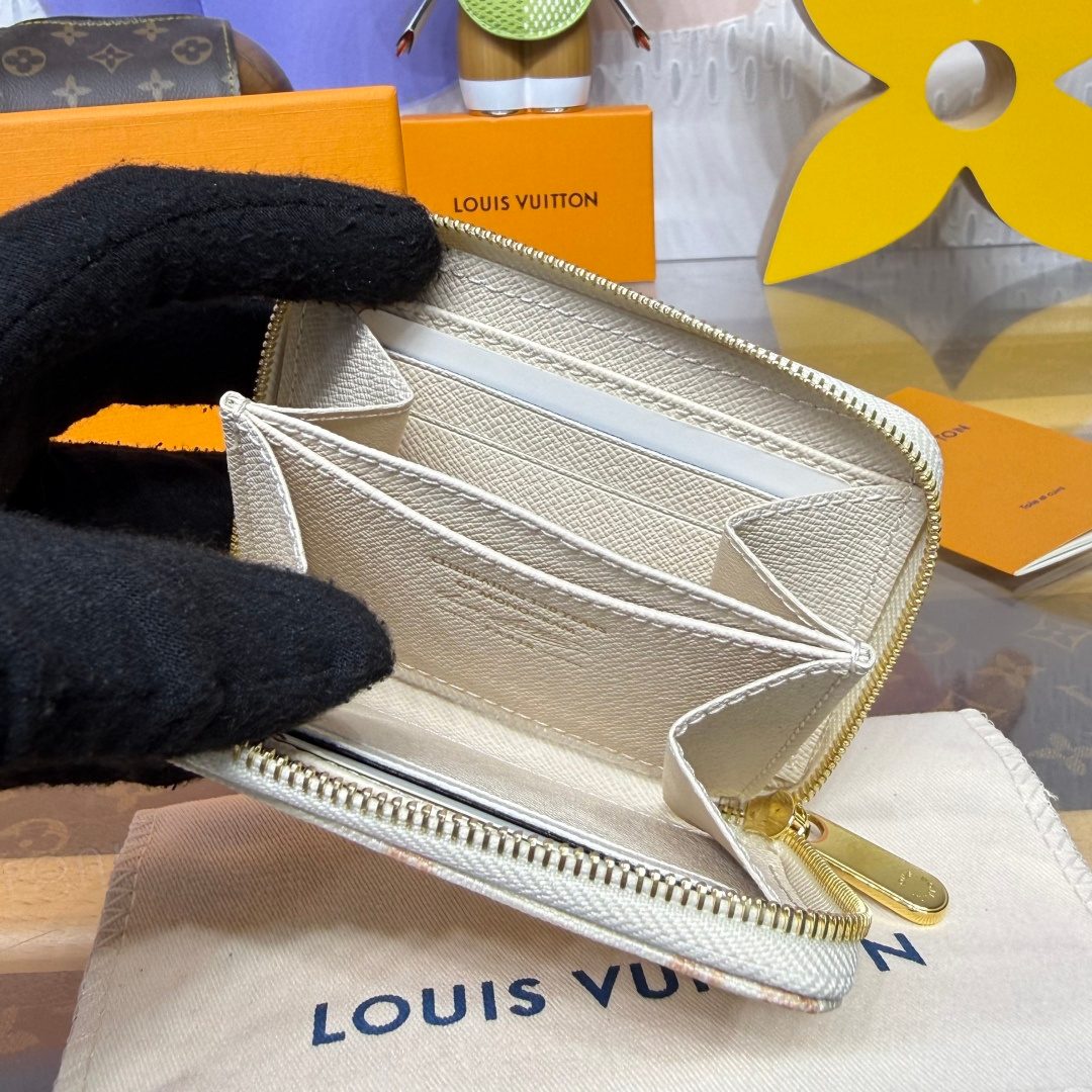 Louis Vuitton Damier Azur Zippy Wallet