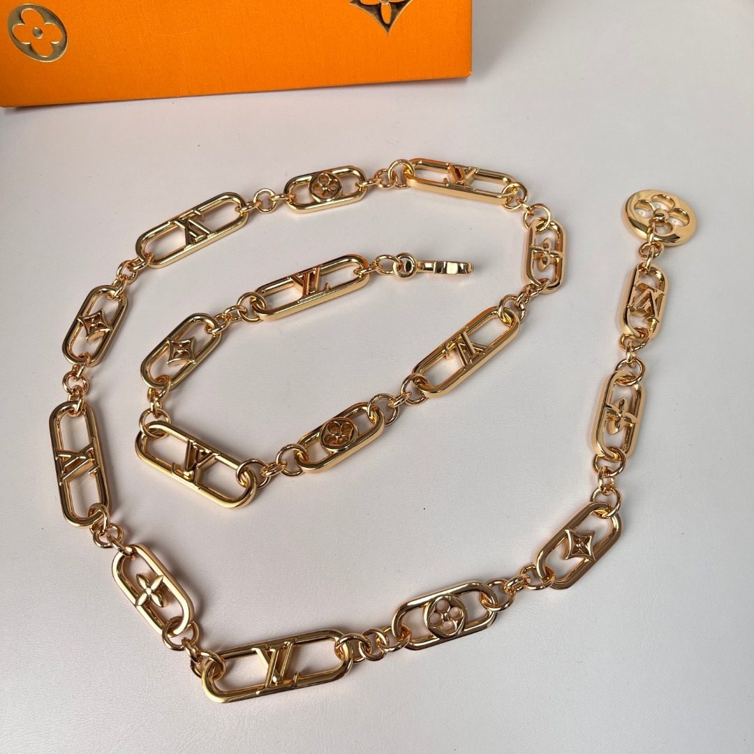Louis Vuitton Monogram Chain Link Bracelet