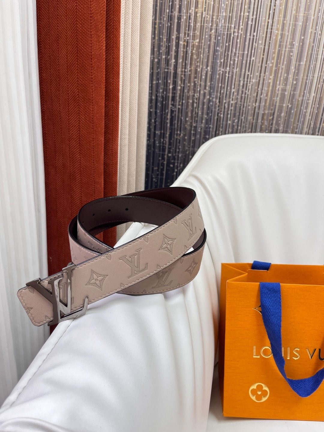 Louis Vuitton Monogram Reversible Leather Belt