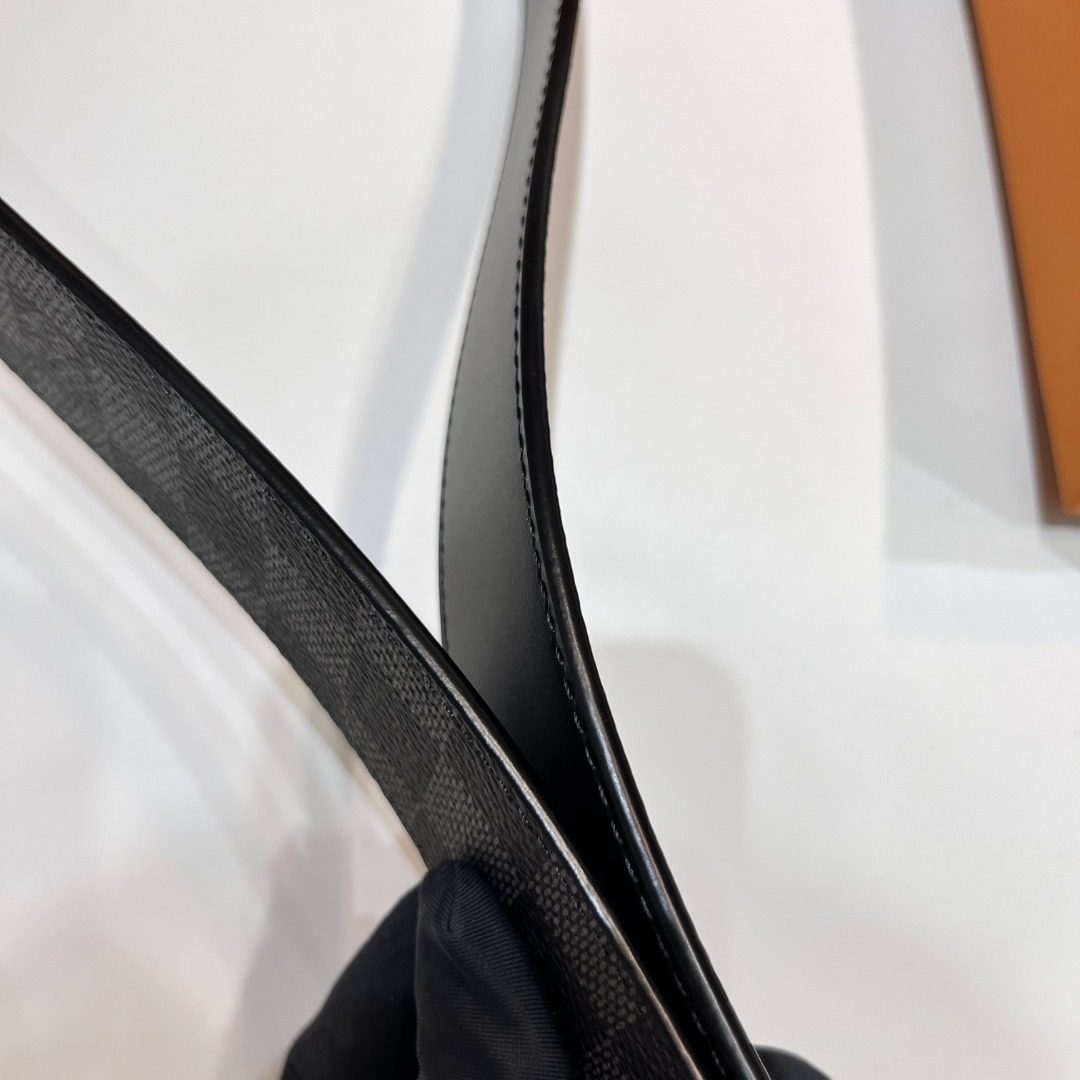 Louis Vuitton Damier Graphite Leather Belt