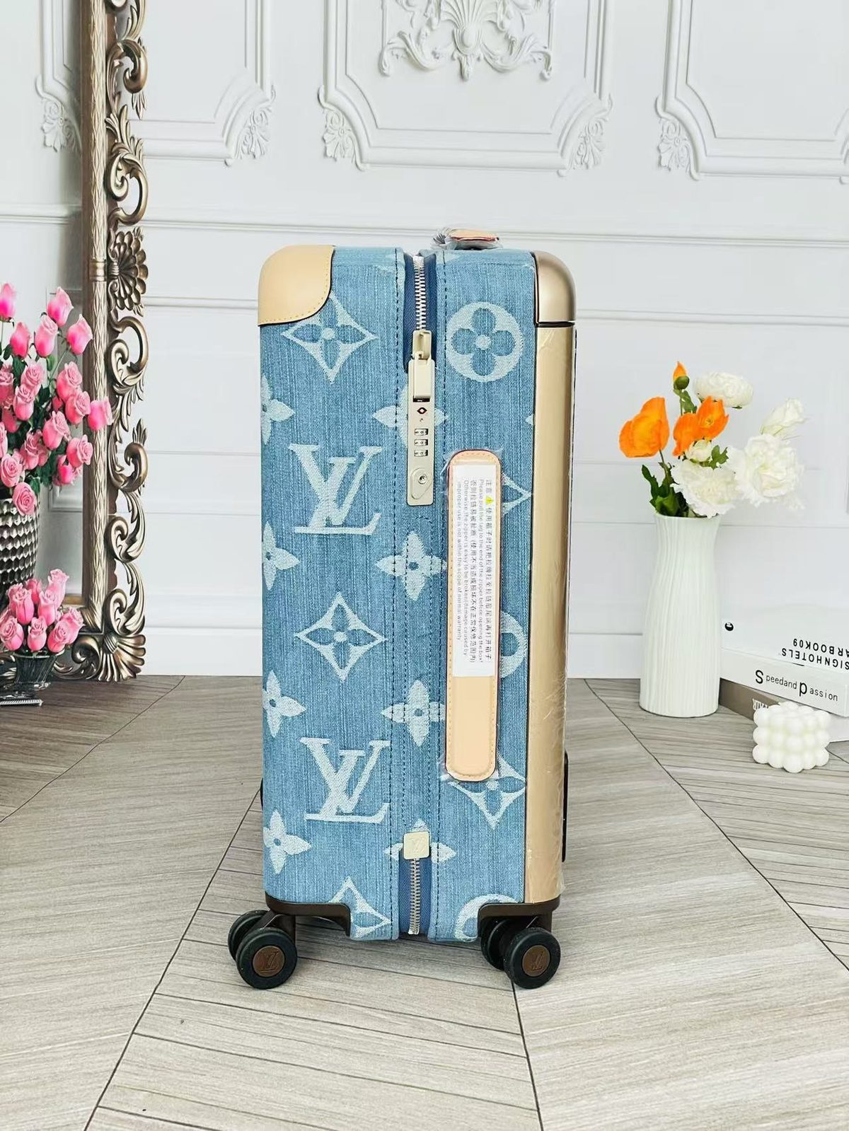 Louis Vuitton Monogram Denim Carry-On Luggage