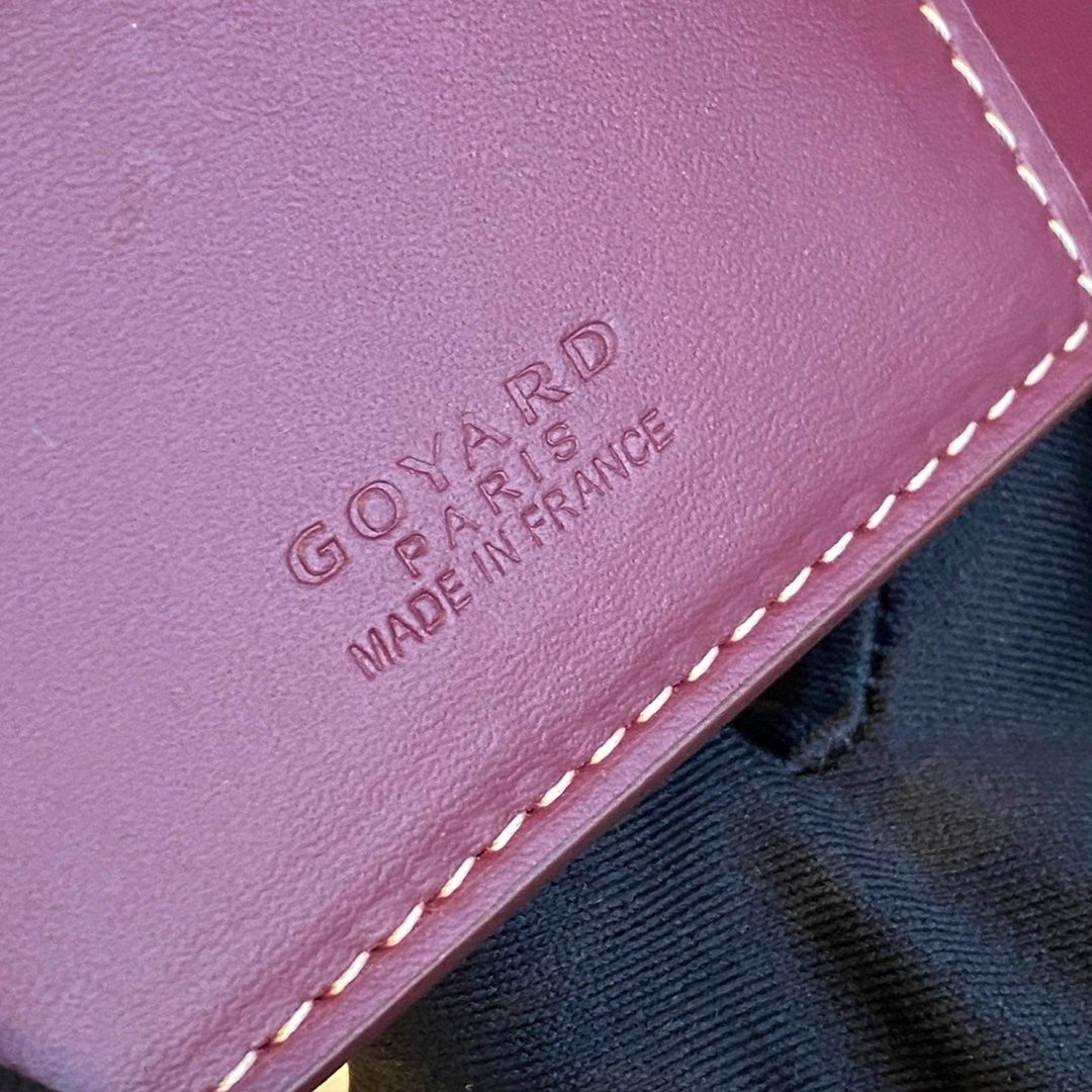 Goyard Paris Leather Wallet Pink