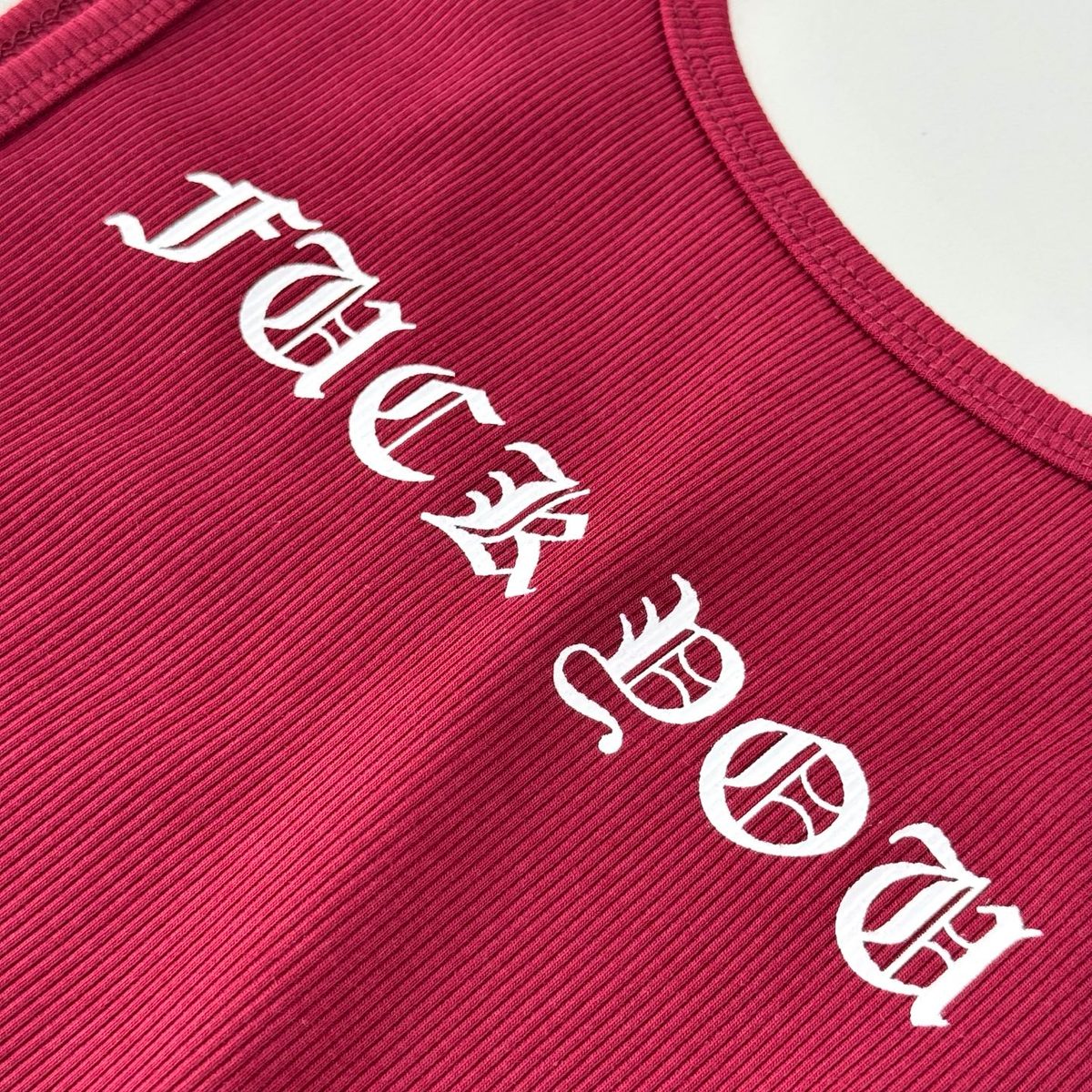 Chrome Hearts Cross Burgundy Tank Top