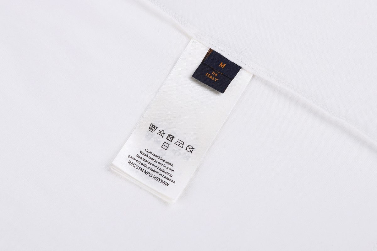 Louis Vuitton Circular Logo Crew Neck T-Shirt