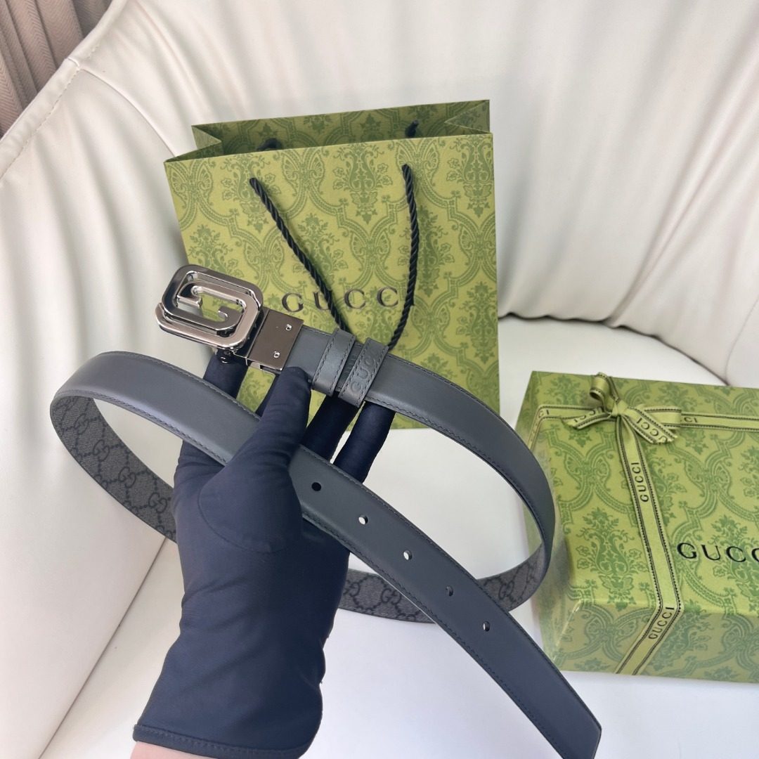 Gucci GG Marmont Leather Belt