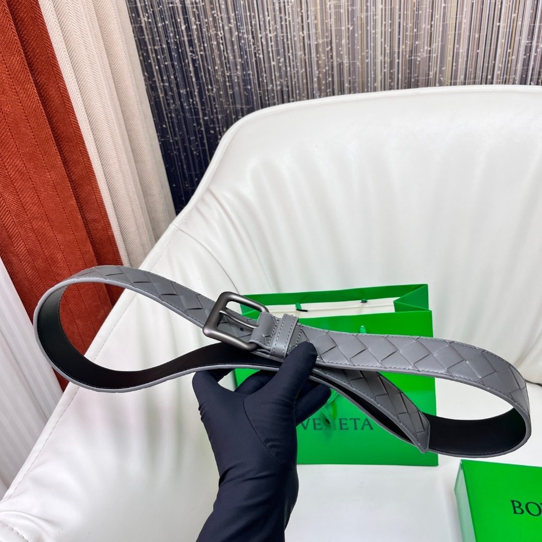 Bottega Veneta Intrecciato Leather Belt