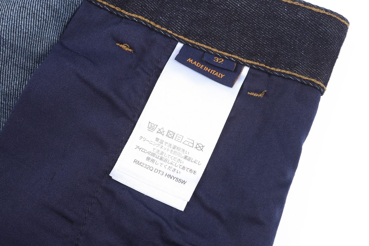 Louis Vuitton Cotton Denim Shorts Navy