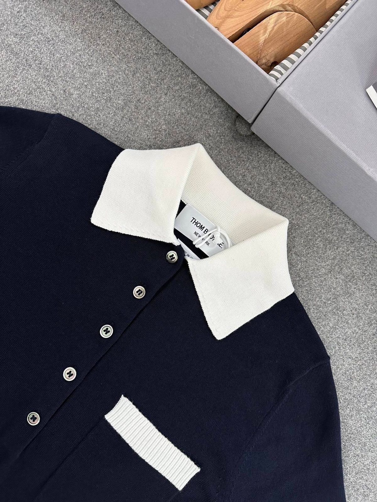 Thomas Lyle Striped Polo Knit Sweater