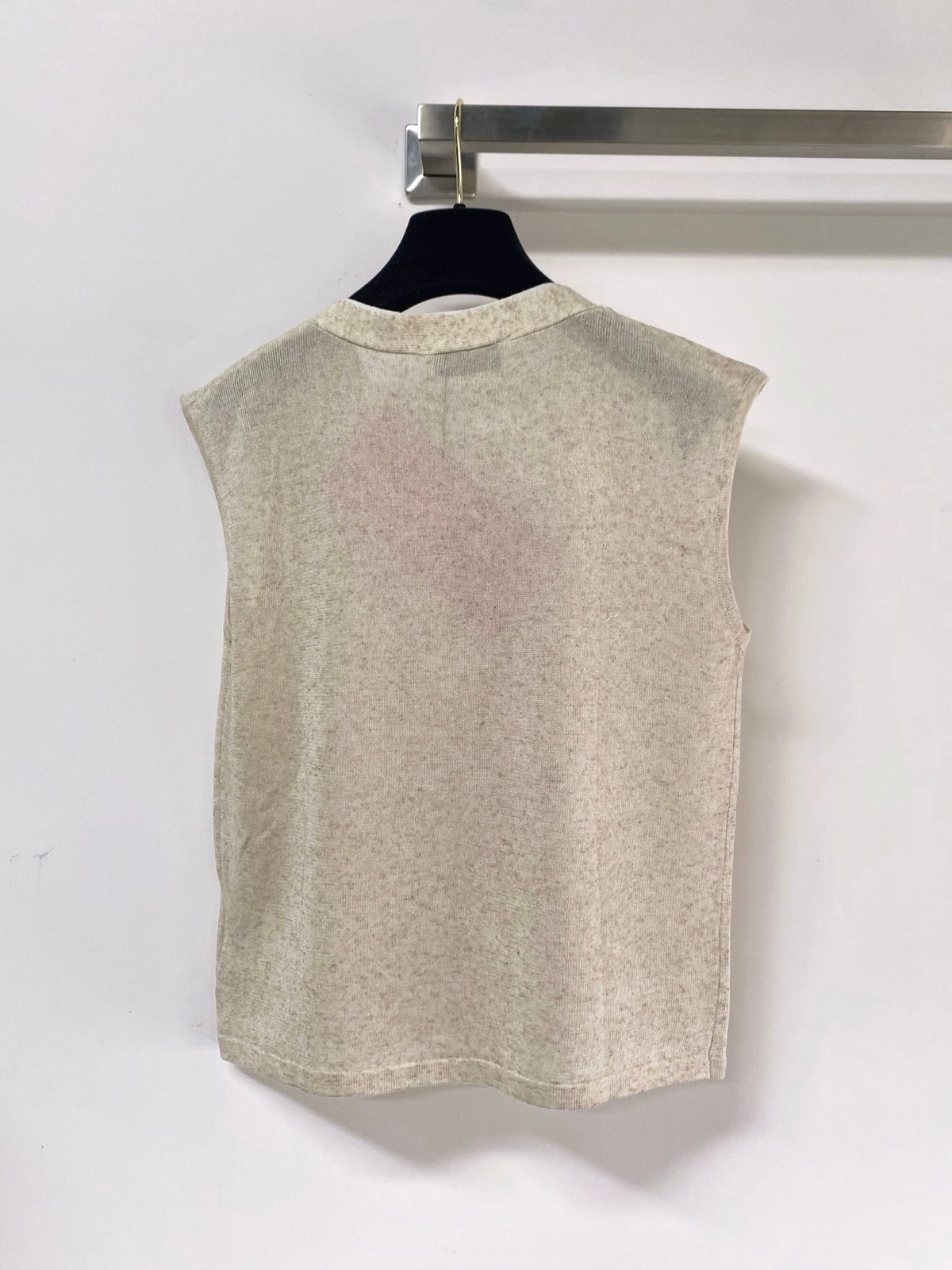 Miu Miu Wool Blend Sleeveless V-Neck Vest