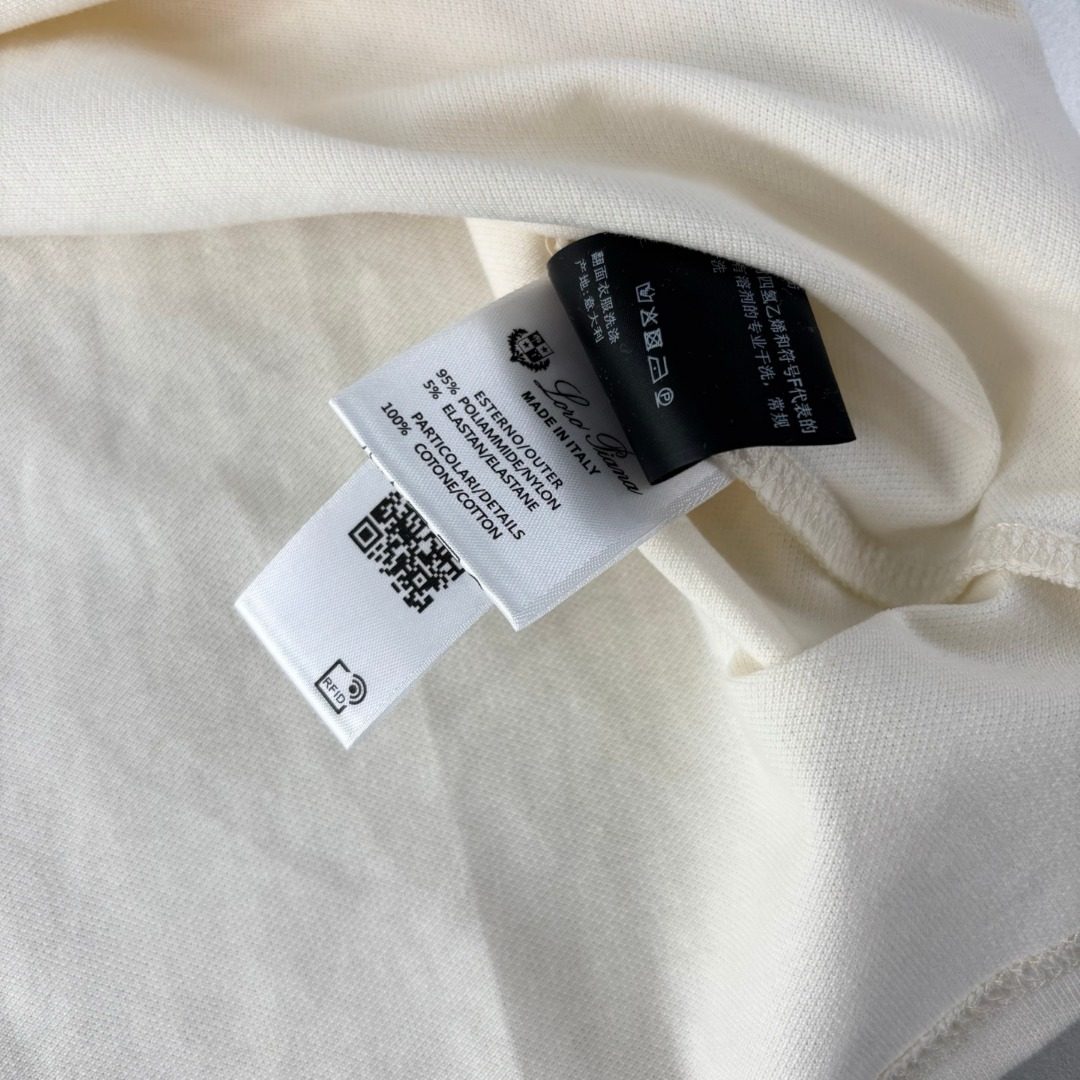 LP Logo Embroidered Cotton Polo Shirt
