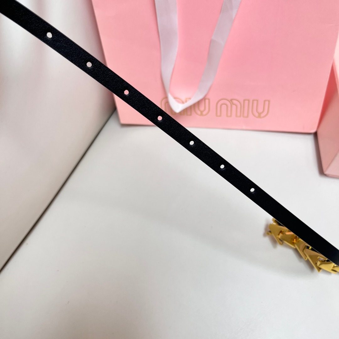 Miu Miu Leather Belt