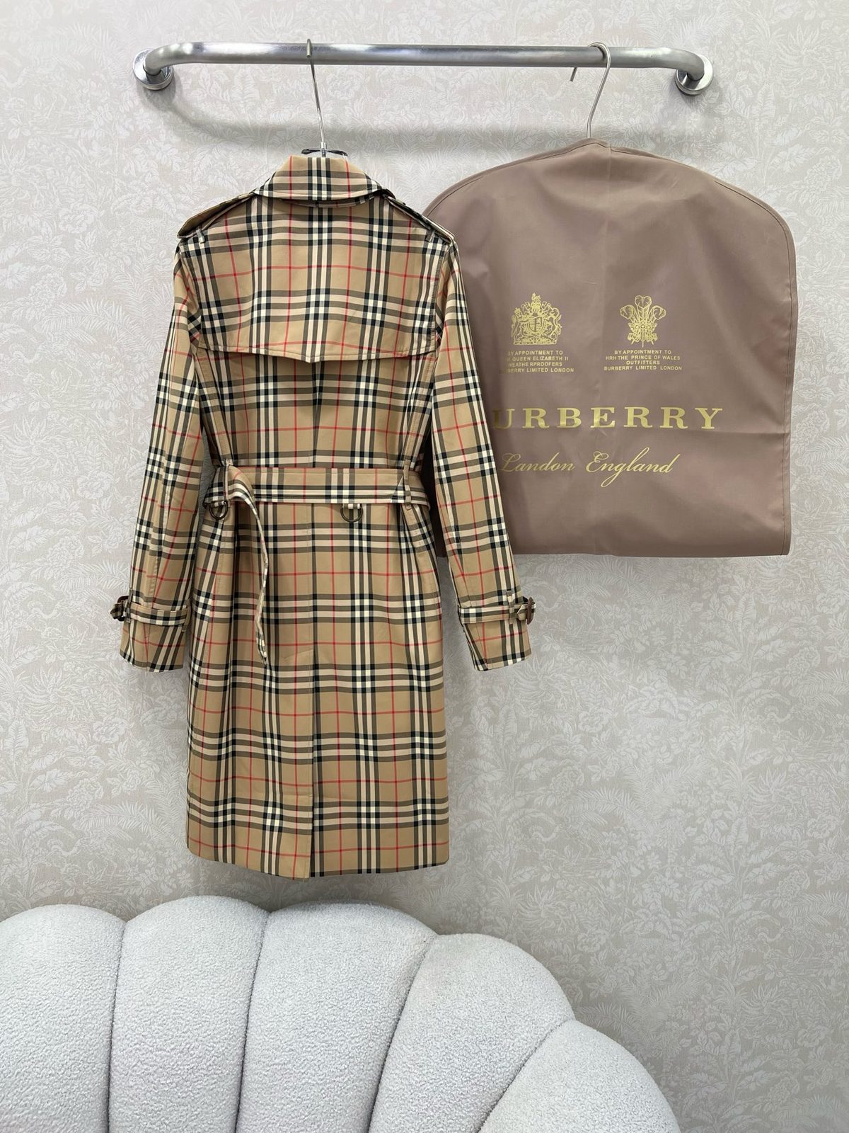 Burberry Vintage Check Trench Coat