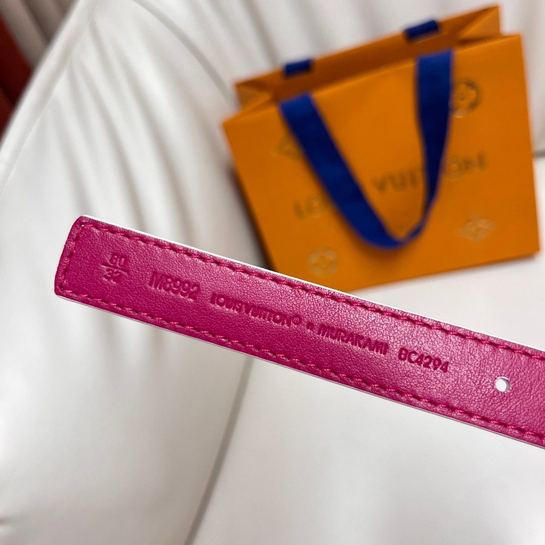 Louis Vuitton Multicolor Monogram Leather Belt