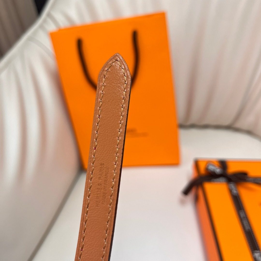 Hermès Leather Reversible Belt