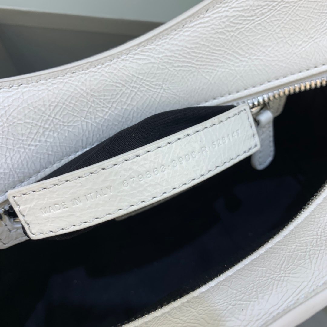 Balenciaga White Leather Crossbody Bag