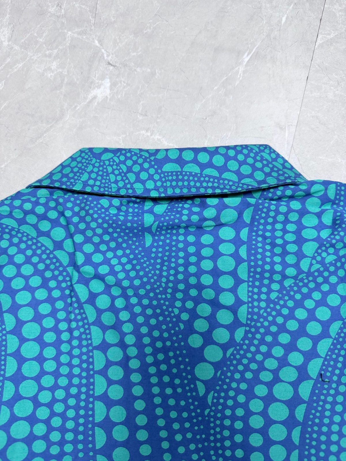 Printed Collar Shirt with Geometric Pattern