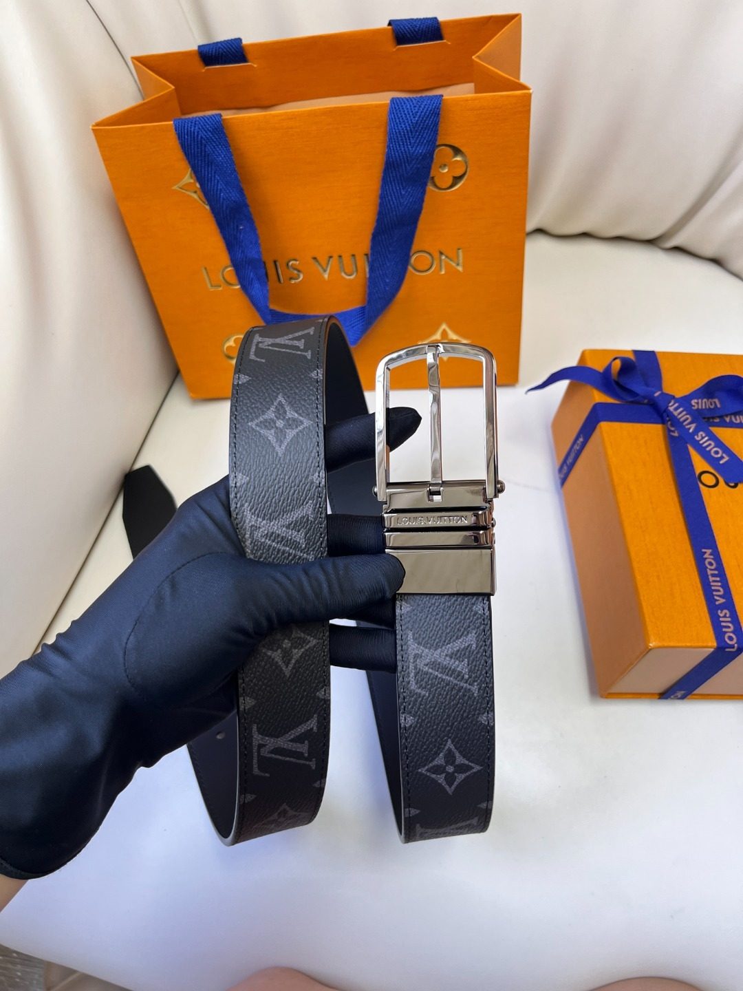 Louis Vuitton Monogram Canvas Reversible Belt