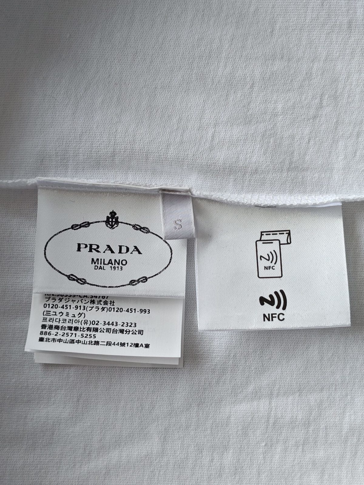 Prada Milano White Crewneck T-Shirt