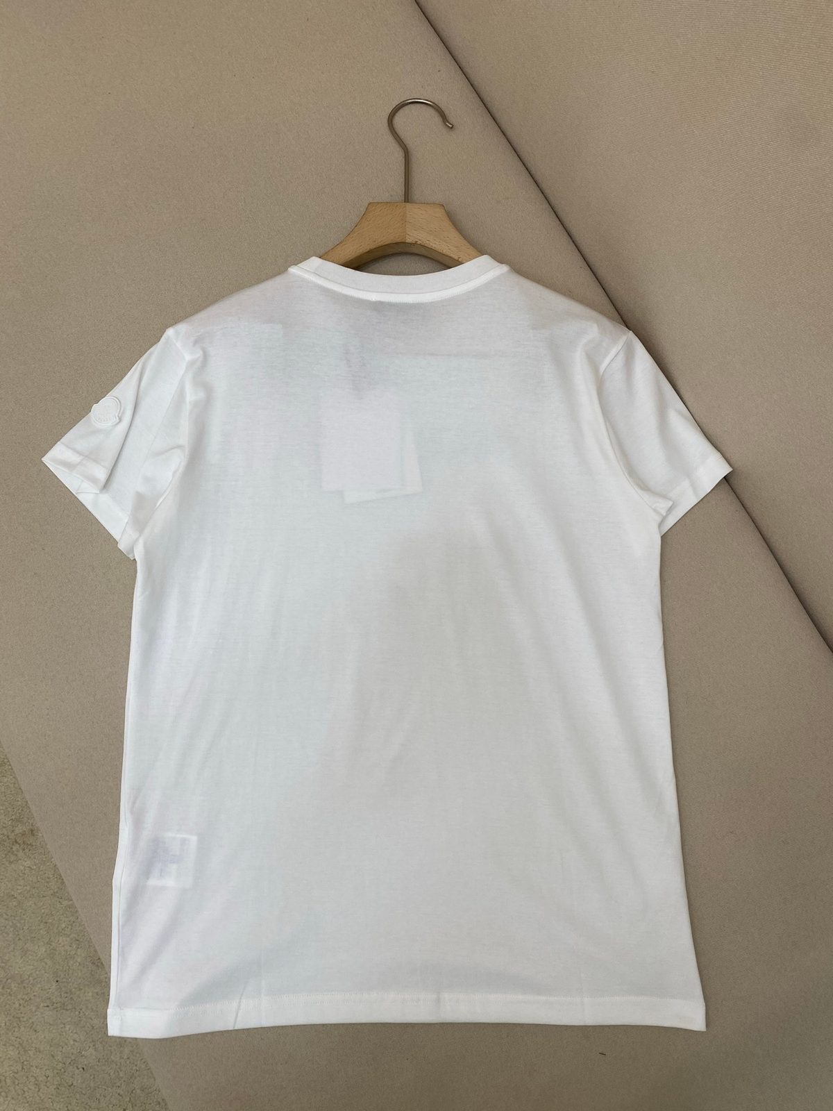 Moncler White Logo T-Shirt