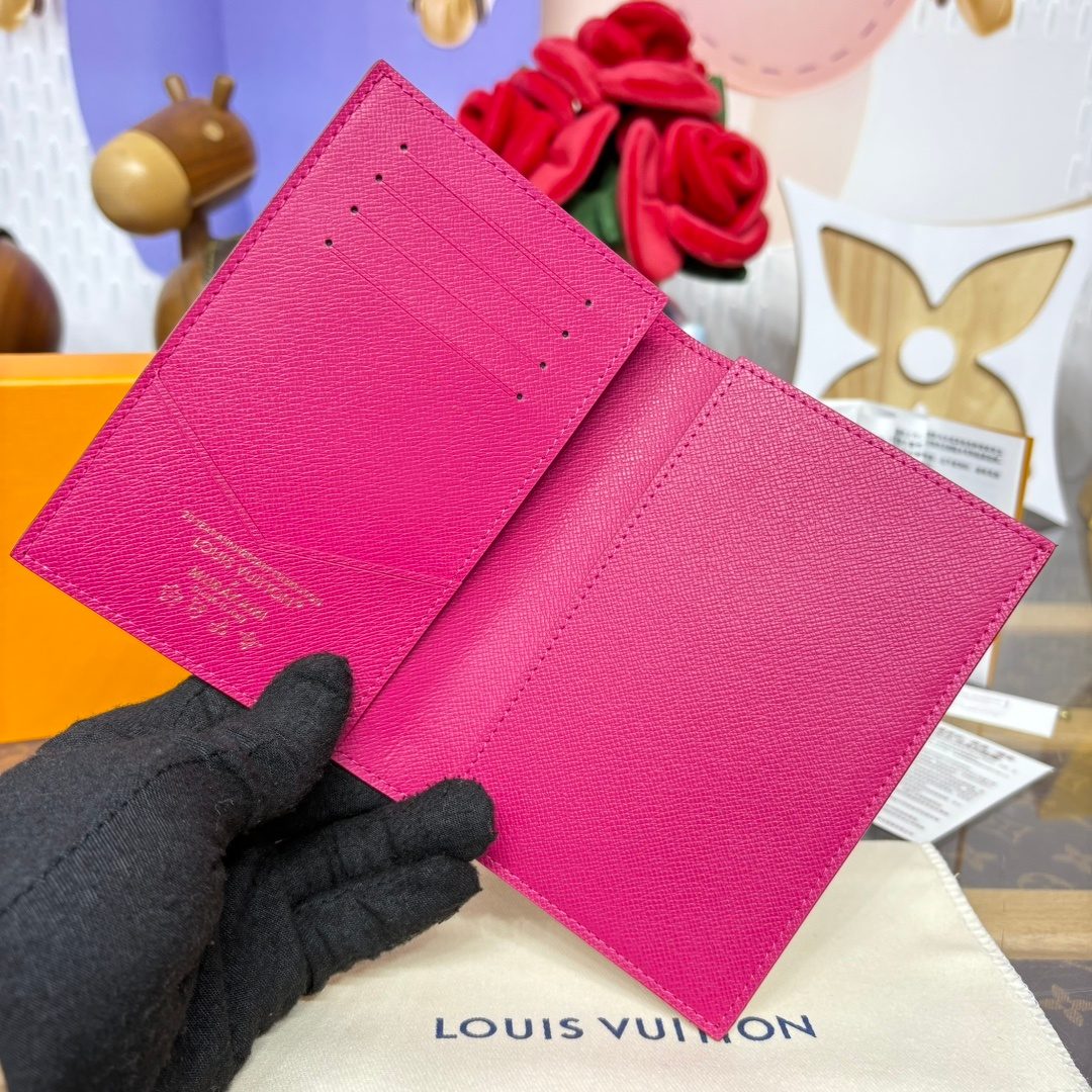 Louis Vuitton Epi Leather Wallet Pink