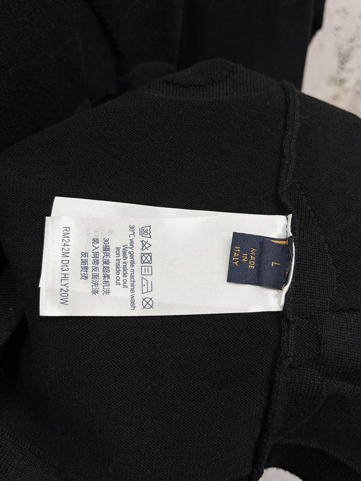 Louis Vuitton Black Crewneck T-Shirt