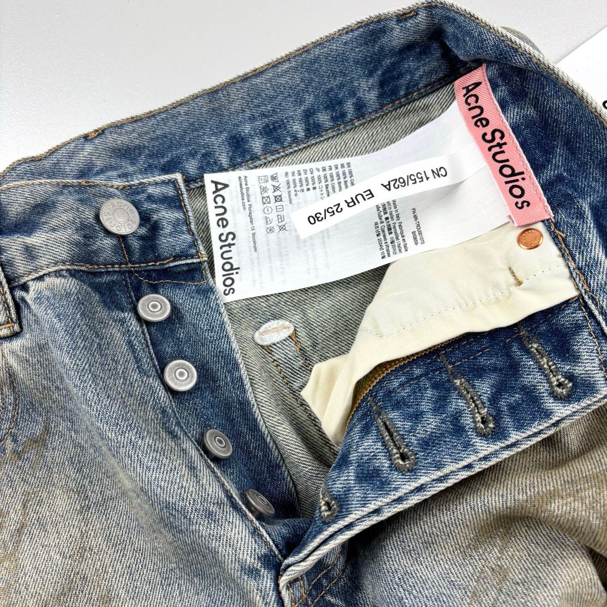 Acne Studios 2021 Distressed Denim Jeans