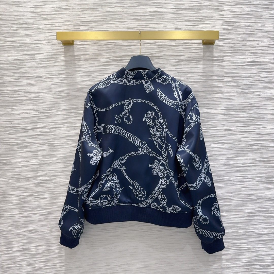 Louis Vuitton Monogram Chain Print Jacket