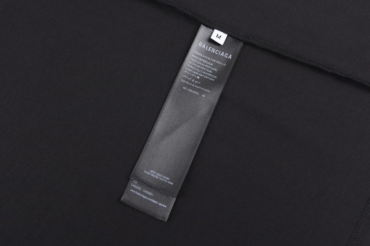 Balenciaga Sketchy Print Black T-Shirt