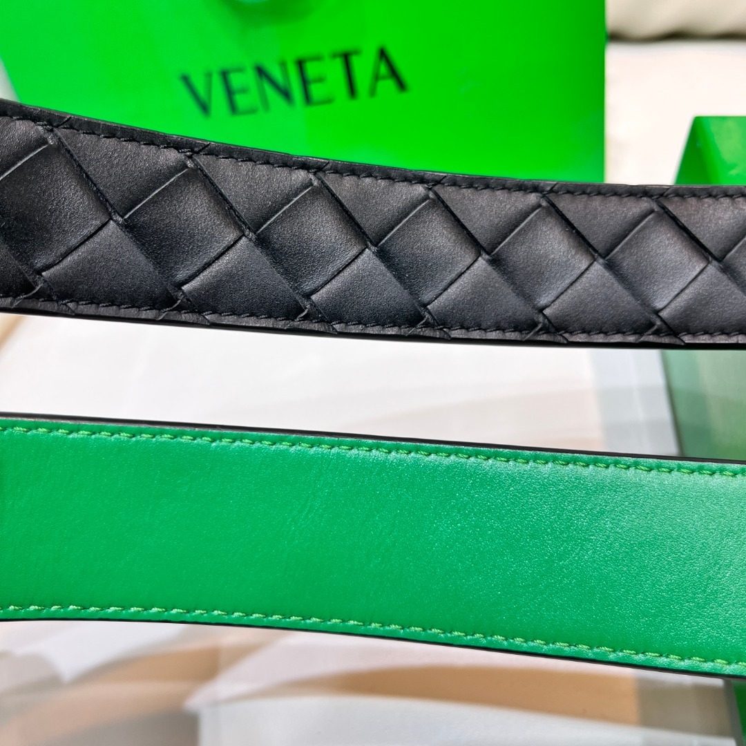 Bottega Veneta Intrecciato Leather Belt
