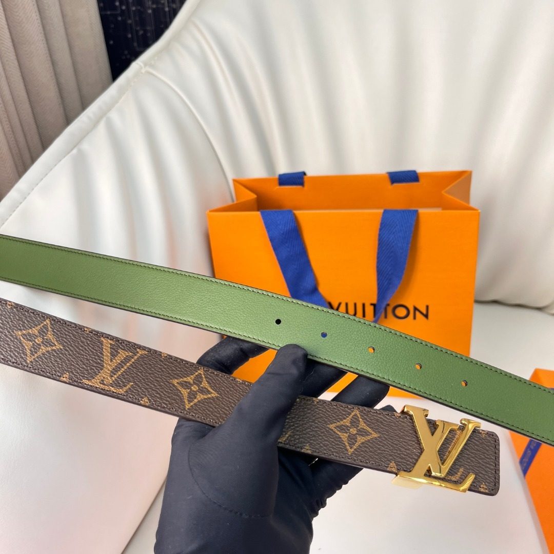 Louis Vuitton Monogram Reversible Leather Belt