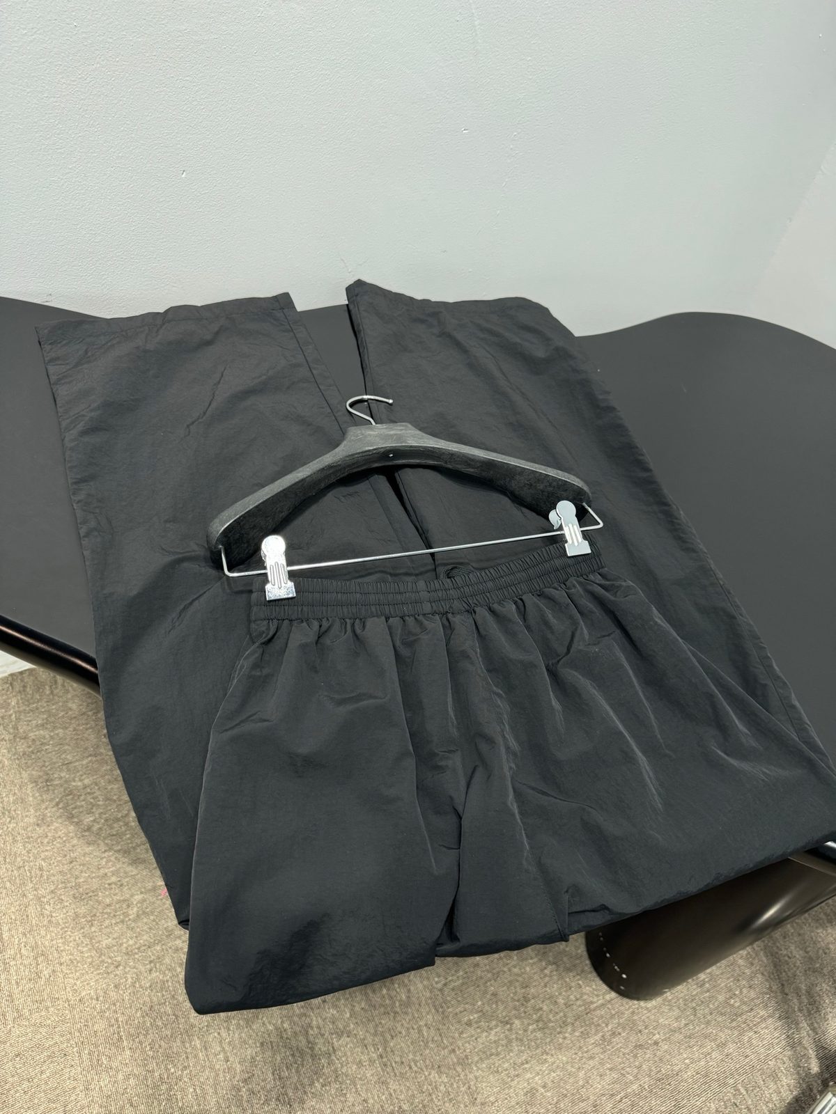 Balenciaga Men's Black Drawstring Shorts