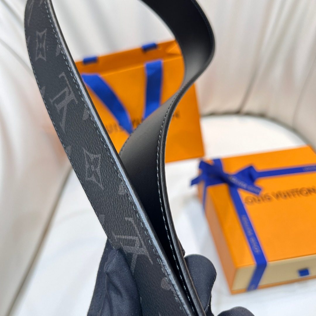 Louis Vuitton Monogram Canvas Leather Belt