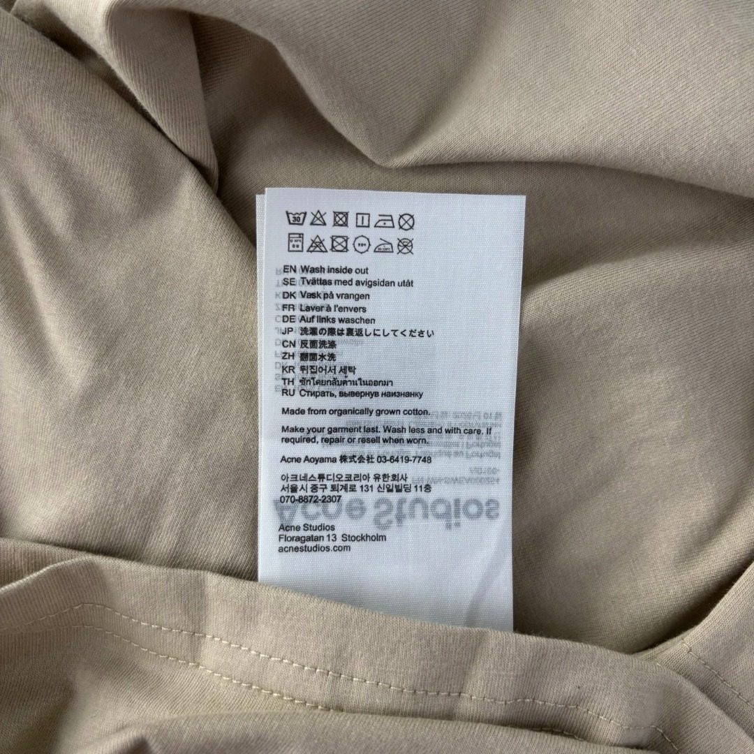 Acne Studios Embroidered Logo T-Shirt