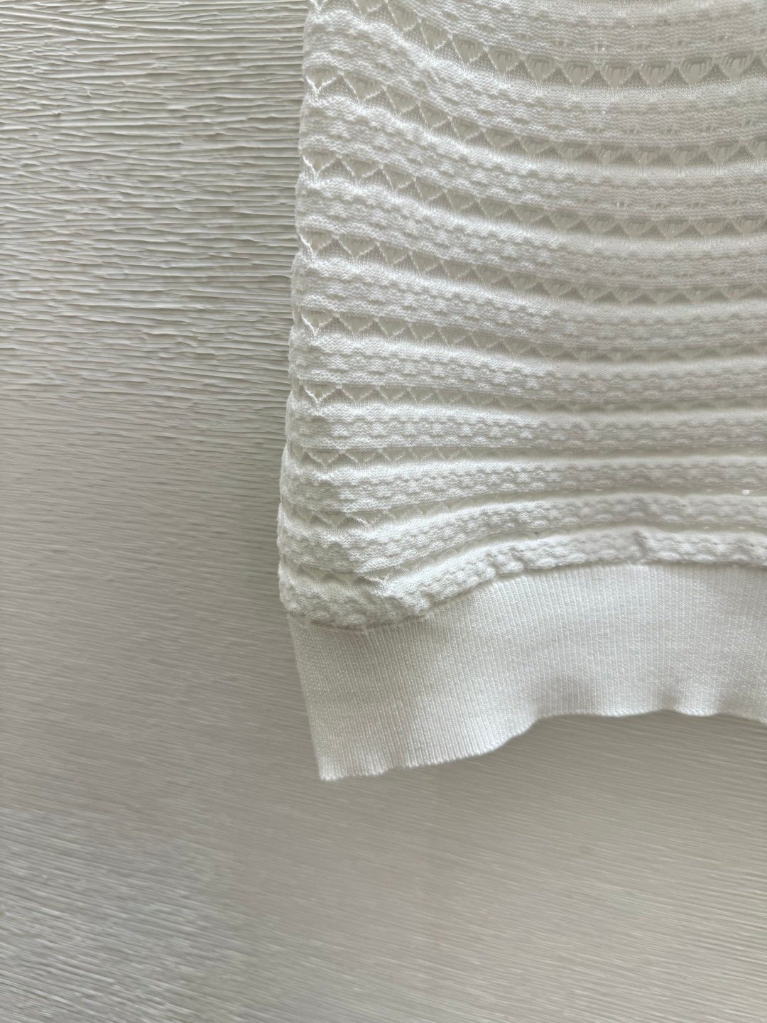 Miu Miu Textured Knit Polo Shirt