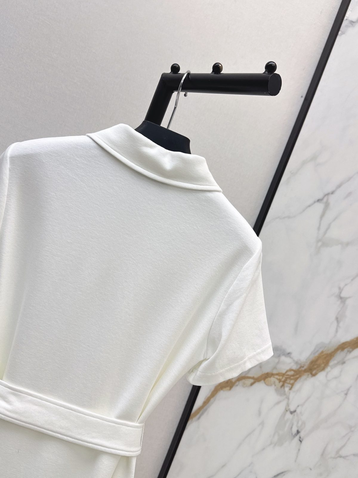 Prada Triangle Logo Polo Shirt Dress
