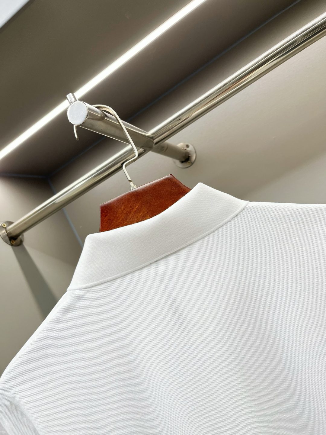 Burberry White Polo Shirt