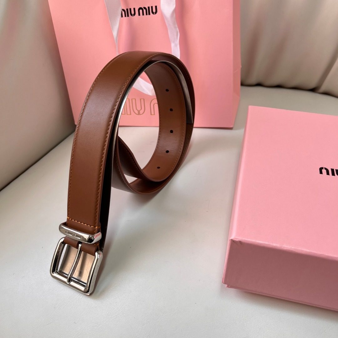 Miu Miu Leather Belt
