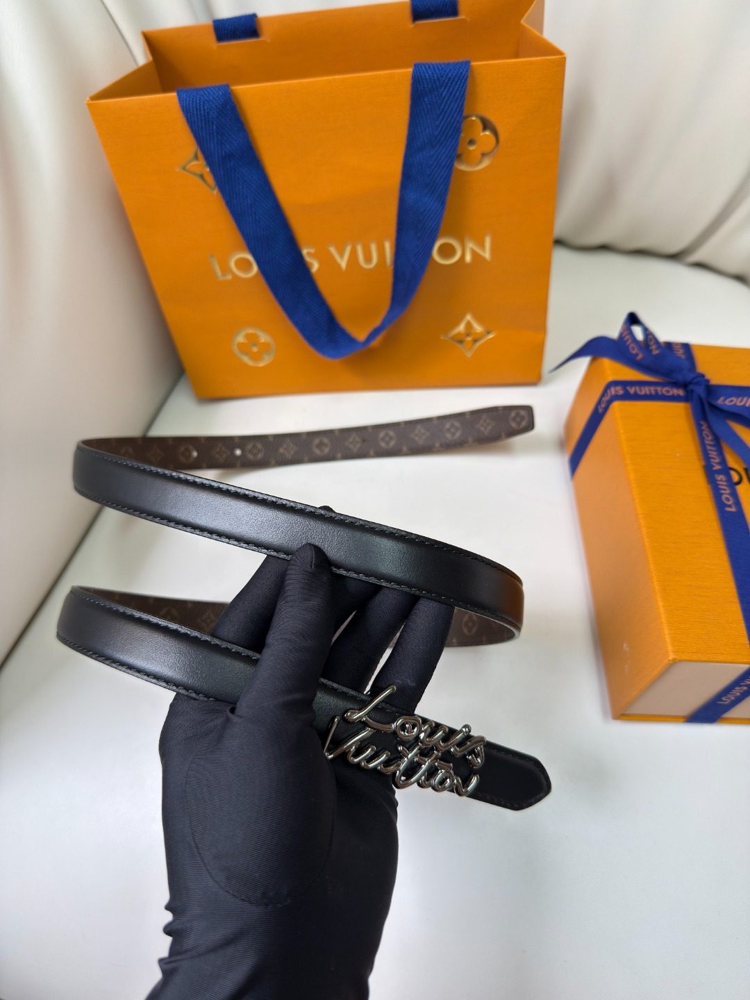 Louis Vuitton Monogram Canvas Belt