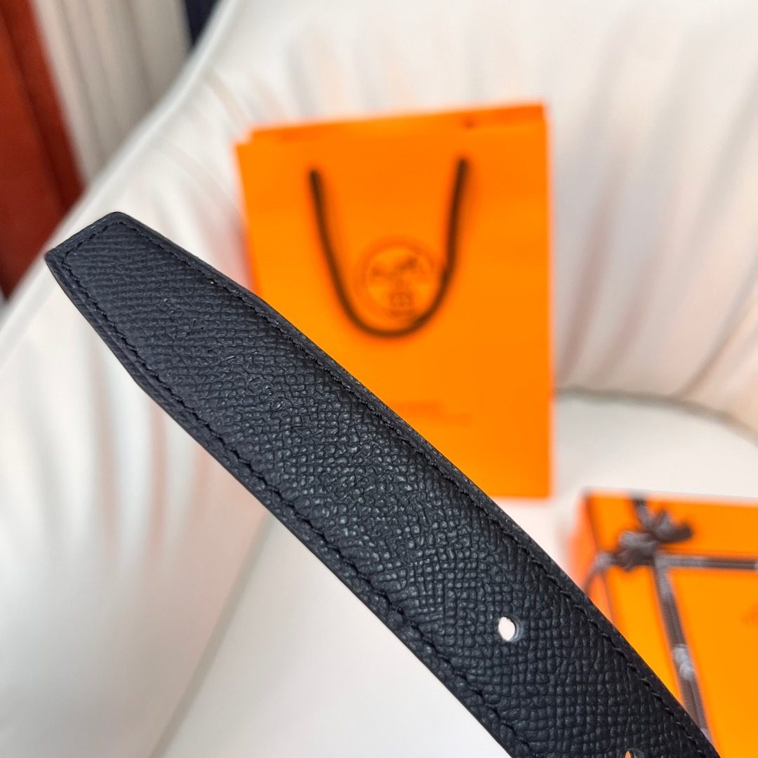 Hermès Black Epsom Leather Belt