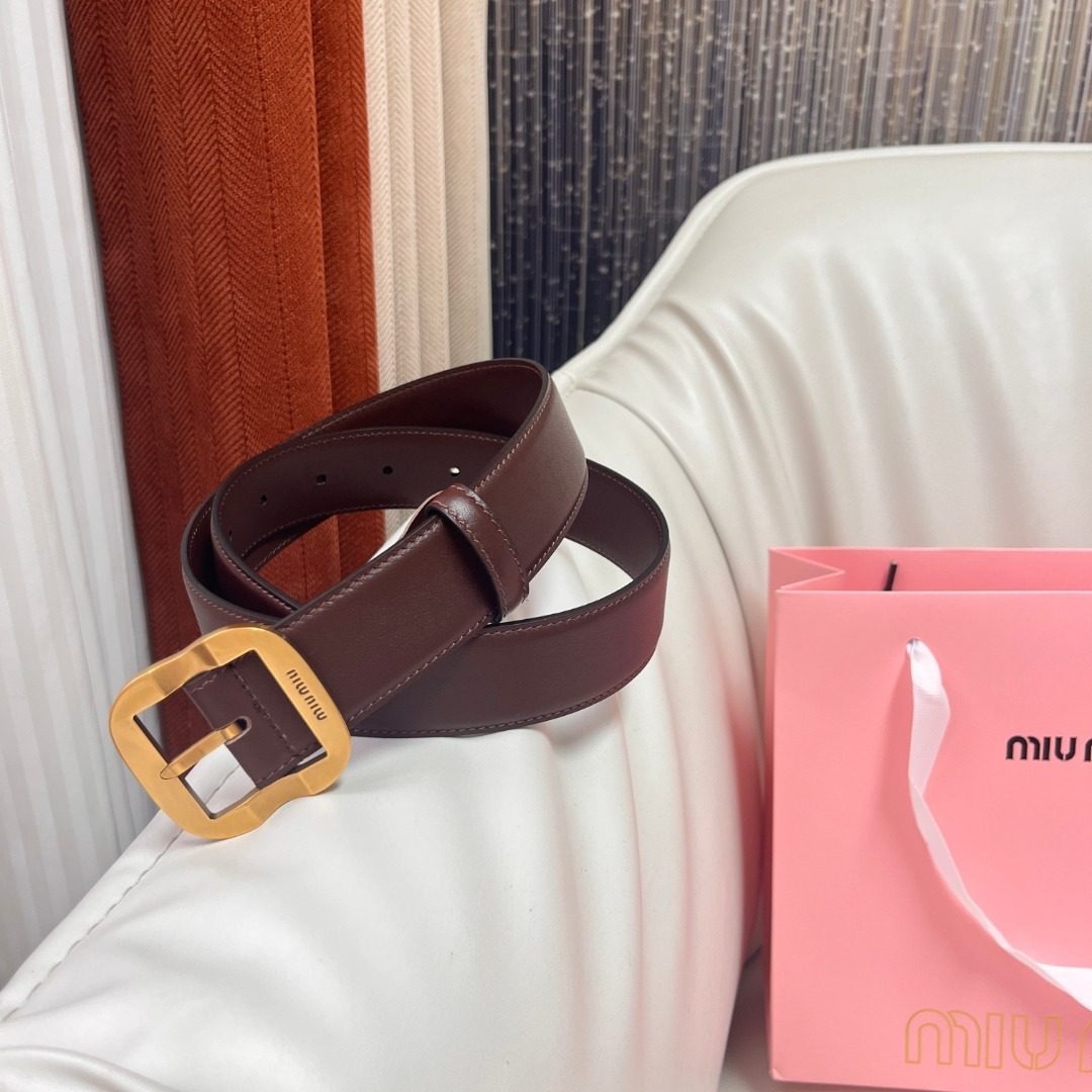 Miu Miu Leather Belt