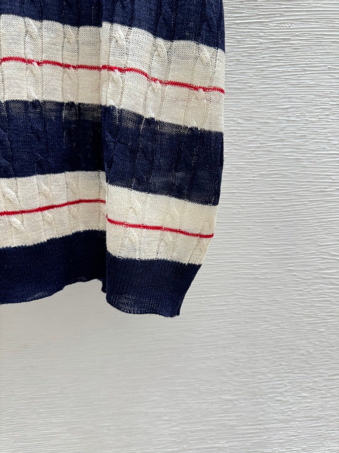 Miu Miu Striped Polo Shirt