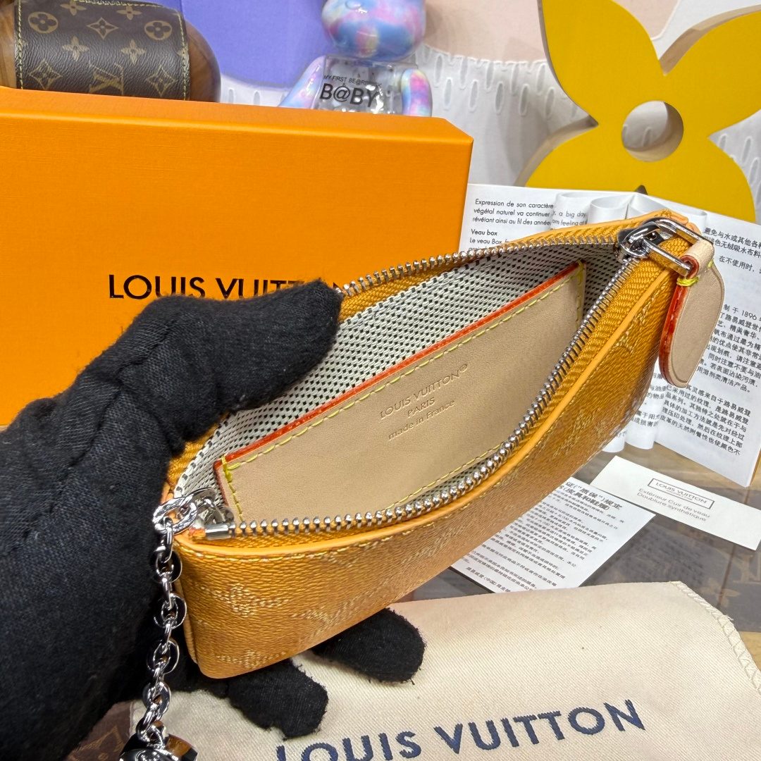 Louis Vuitton Damier Azur Pochette Bag