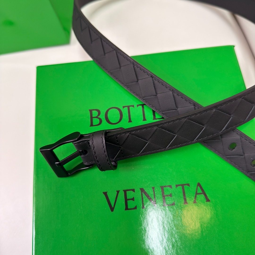 Bottega Veneta Intrecciato Leather Belt