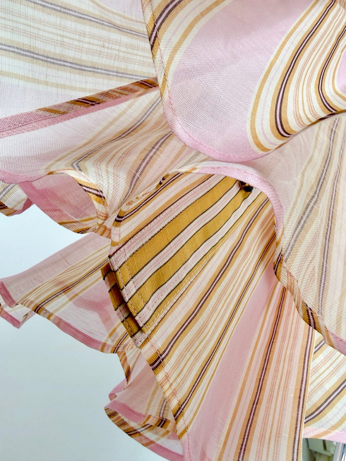 Alchemy Striped Linen Silk Shirt Dress