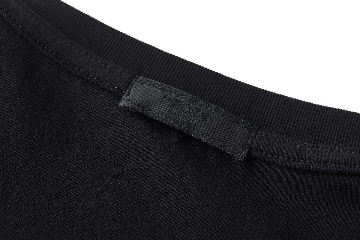 Prada Embroidered Logo T-Shirt