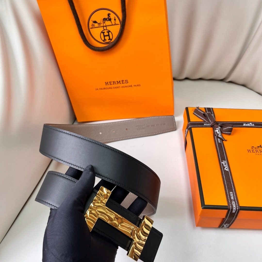 Hermès Constance H Leather Belt