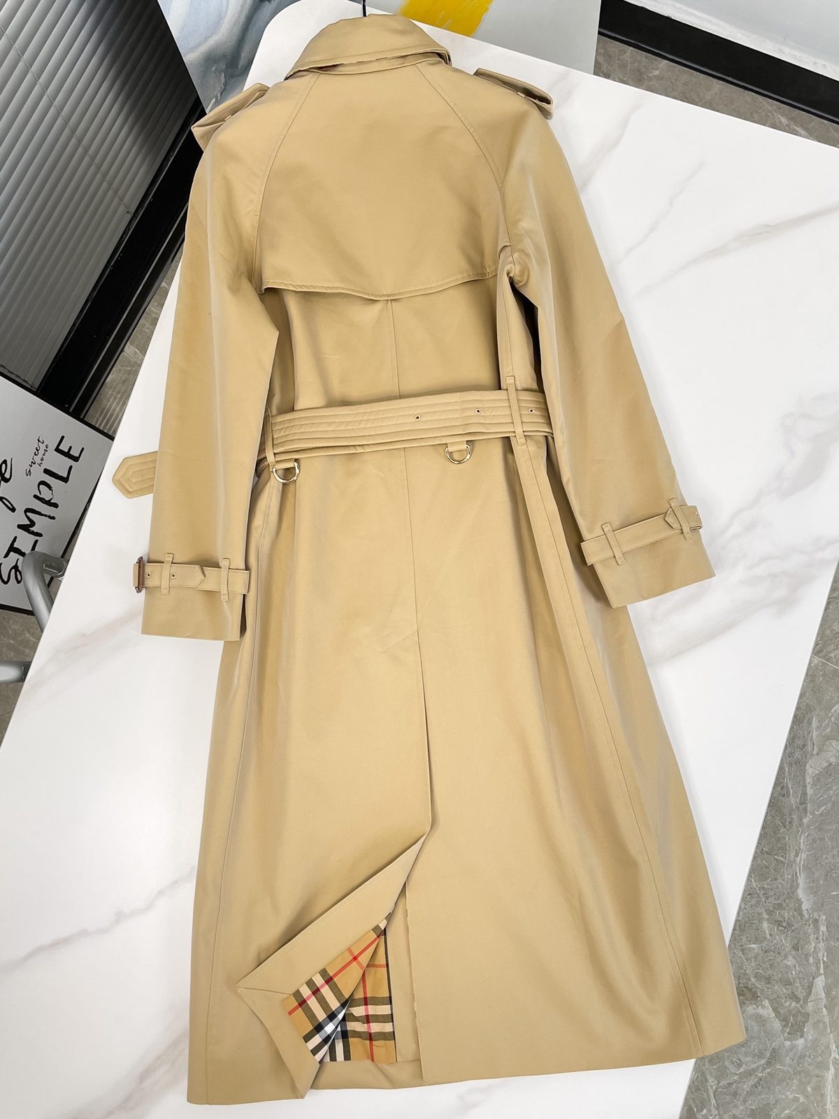 Burberry Vintage Check Trench Coat