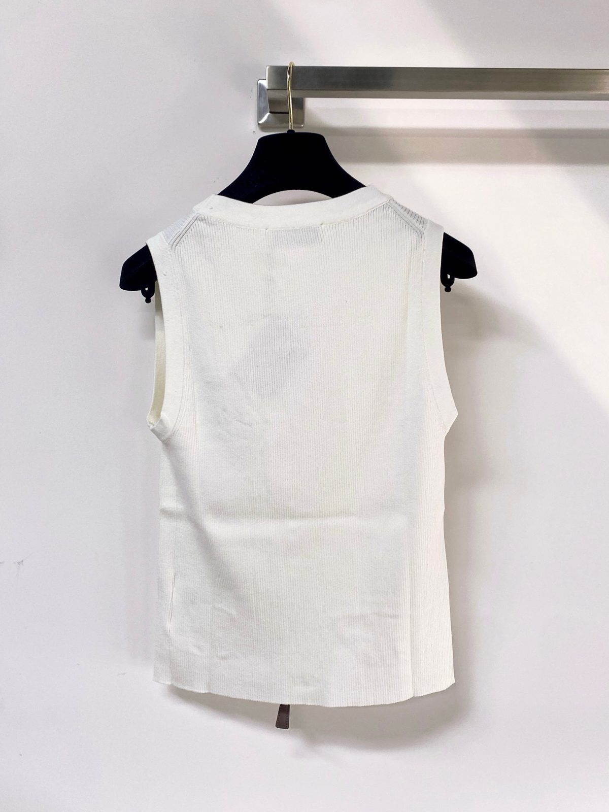 Miu Miu Wool Blend Zip-Up Vest