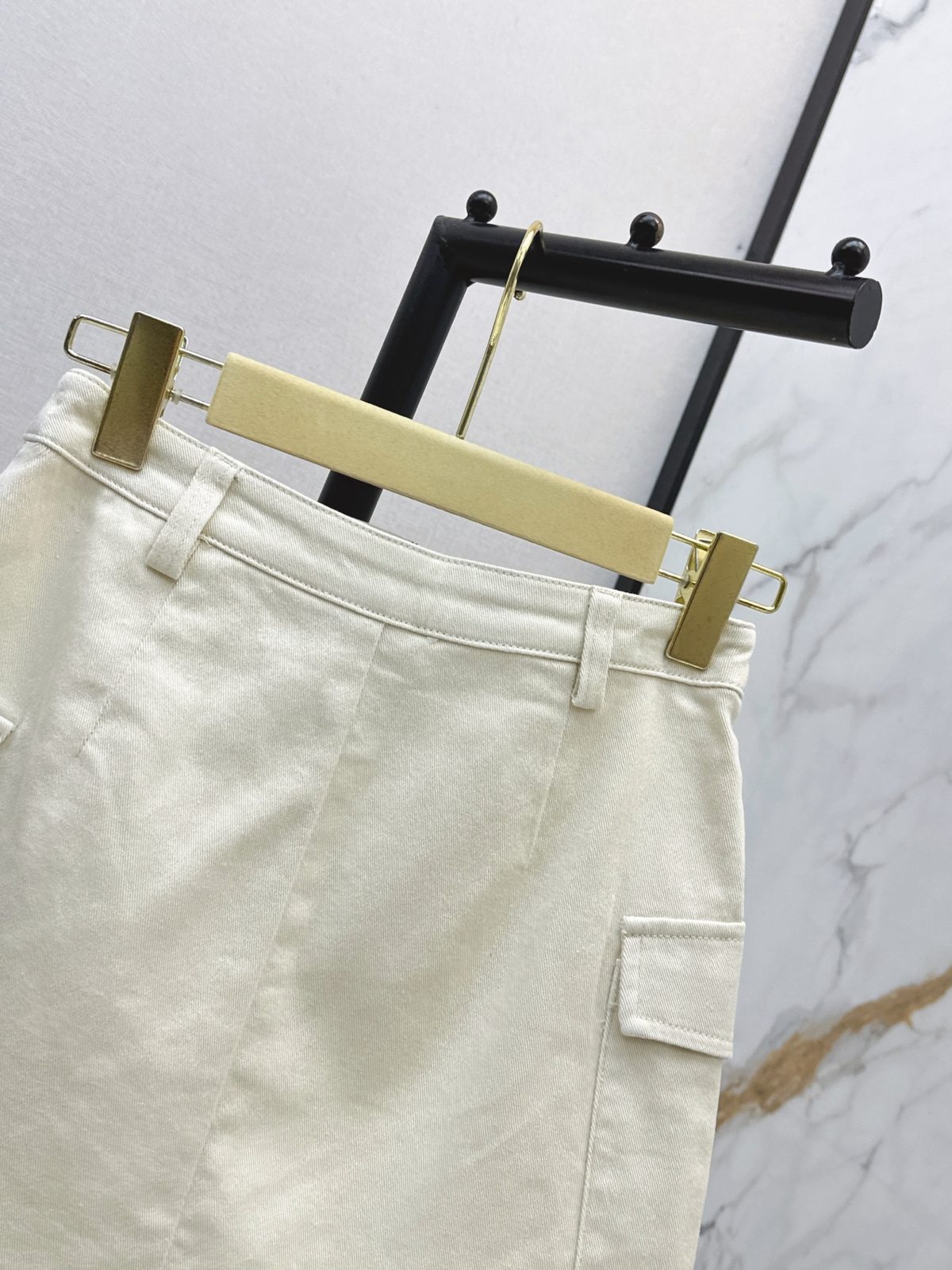 Miu Miu Cargo Denim Skirt