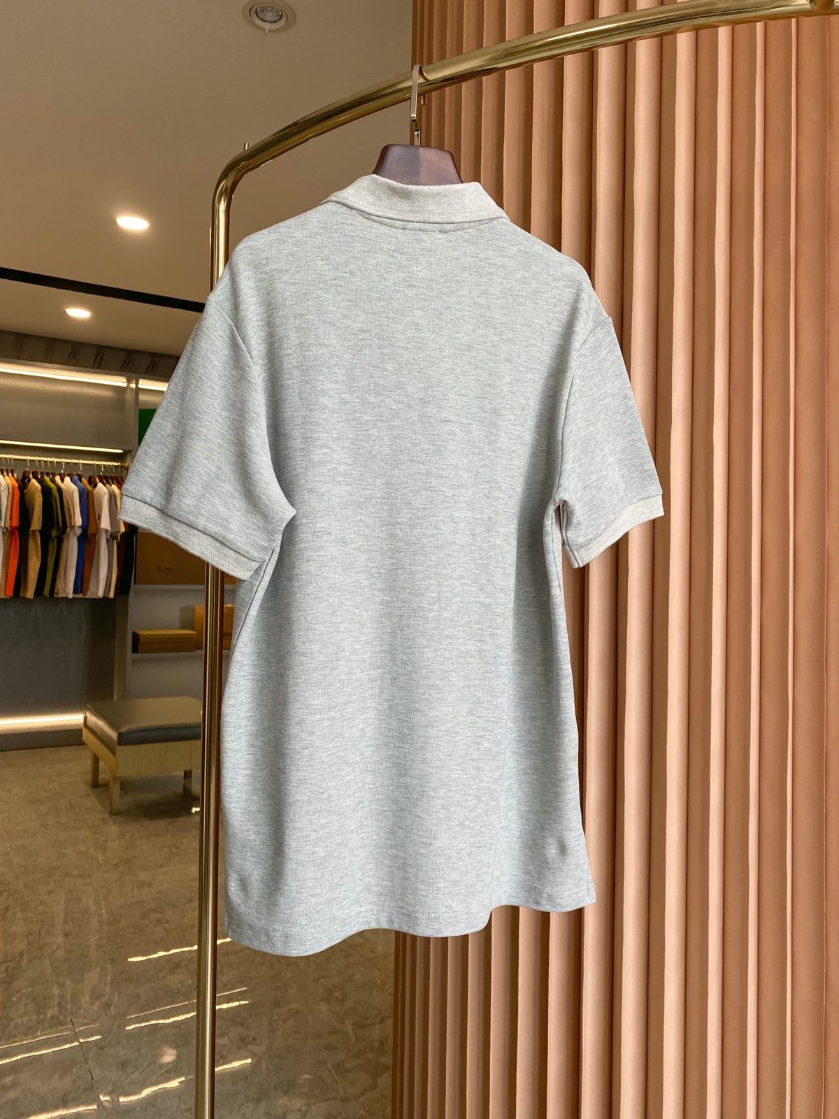 Burberry Embroidered Logo Polo Shirt